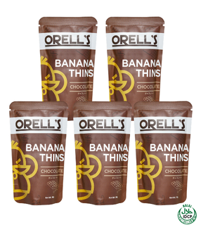 ORELL’S バナナチップス30g 3種5袋セット(チョコレート×5)